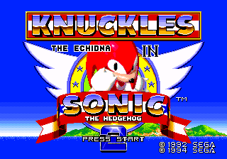 Play Genesis Sonic & Knuckles + Sonic the Hedgehog 3 (World) Online in your  browser 