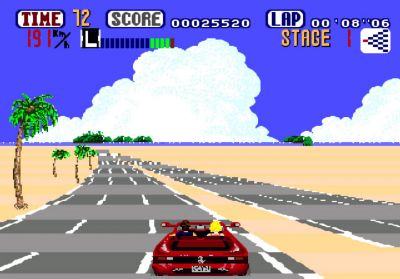 sega mega drive car games