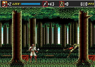 The G.G. Shinobi II: The Silent Fury - SEGA Online Emulator